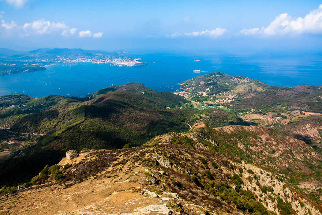 panorama isola d'elba